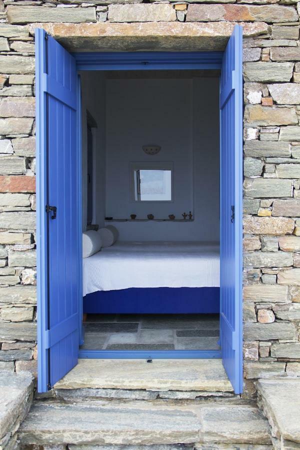 Bioclimatic Stone Built Villa Kastrianí Exterior foto
